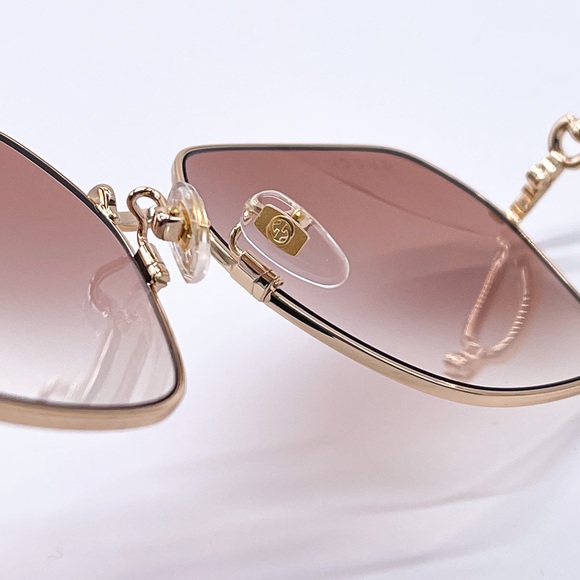 NEW GUCCI GG0882SA 003 NEW GUCCI OVERSIZED ROUNDED SQUARE SUNGLASSES GG0882S - Picture 10 of 14